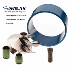 Solas SeaDoo GTI 130 155 4-Tec Impeller SR-CD-10/18 Wear Ring & Tool 2006-2008