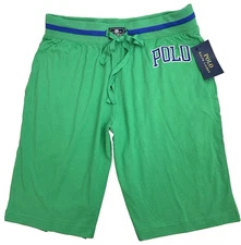 Polo Ralph Lauren Men's XL Logo Pajama Sleep Shorts in Mayan Green NEW