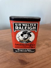 Rare: Vintage Zigaretten Dose, 50er, Sir Walter Raleigh, tin can , tabacco, 50s