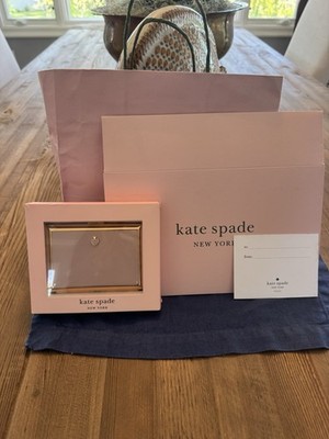 New in Box Kate Spade Blush Lenox ID Business Card Holder, include gift box/card