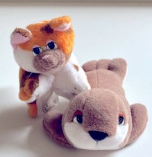 Pound Puppies 1996 And 1998 Galoob Toys "Pound Puppies" Lot of 2 Mini Plushes