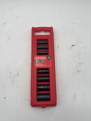 #ad Craftsman 9pc METRIC 3 8quot; Deep Impact Socket Set CMMT15883 $38.97
