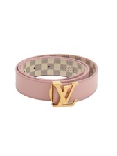 Louis Vuitton cintura donna rosa a quadri 100% altra cintura basic