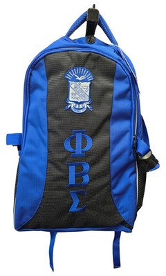 Buffalo Dallas Phi Beta/&Beta; Sigma Adult Backpack [Blue - 19'' x 15'' x 6'']