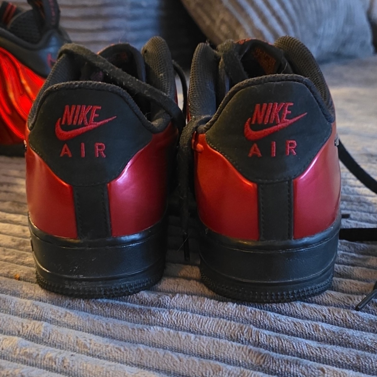 Nike Air Force 1 Foamposite Pro Cough Drop AJ3664-601 Red Black