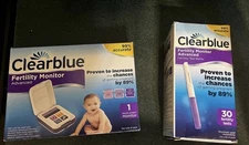 Brand New Clearblue fertility monitor Plus Unopened Box Of Testing Sticks