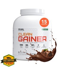 Rival Nutrition Clean Gainer Protein 5lb Chocolate Fudge Mass Gainer 14.20 per gallon