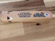 New California State Railway Museum Wood Whistle Made in USA 4 Tone Souvenir
