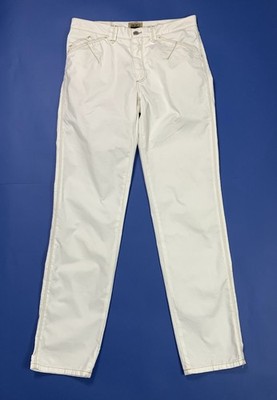 Code One Herren Hose gebraucht W34 Gr. 48 gerades Bein weiß Boyfriend T4995
