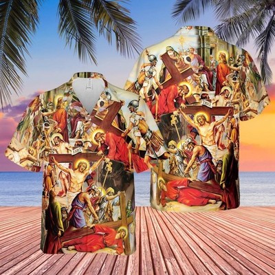 Always Put Your Hope In Jesus Hawaiian Shirt, Christian Unisex Summer Shirt