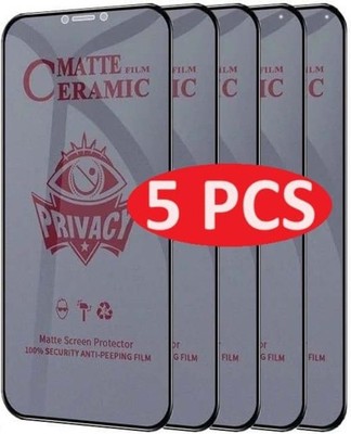 5x Vivo T1, T1 Pro, V23E, V25 MATTE PRIVACY Ceramic Screen Protectors