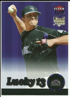 TROY TULOWITZKI 2007 Fleer Ultra rookie RC #242 $4 Colorado Rockies
