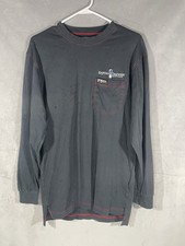 MCR Safety Flame Resistant FR Work Shirt Lightweight Long Sleeve Shirt Logo Sz M