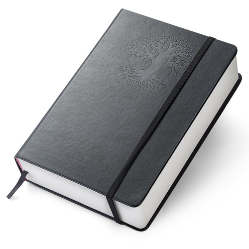A5 Journal Notebook 600 Pages 100GSM Lined Note Book Hardcover Notepad UK