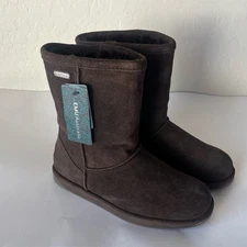 EMU Australia Paterson Lo waterproof fur lined boots NWT 6