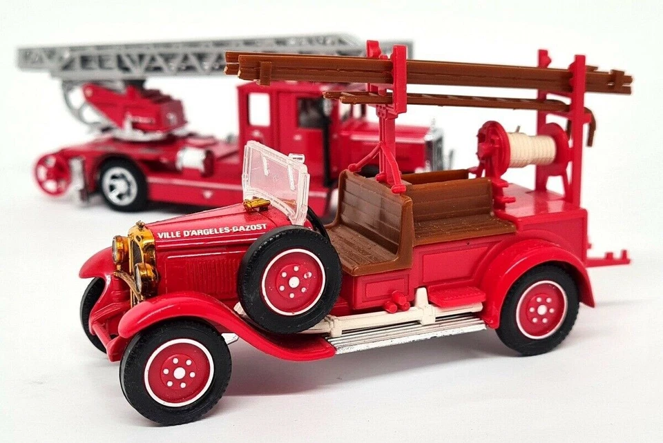 Matchbox YFE05 1932 Mercedes Benz Ladder + Solido Citroen C4F Fire Engines LOOSE - Image 4 of 4