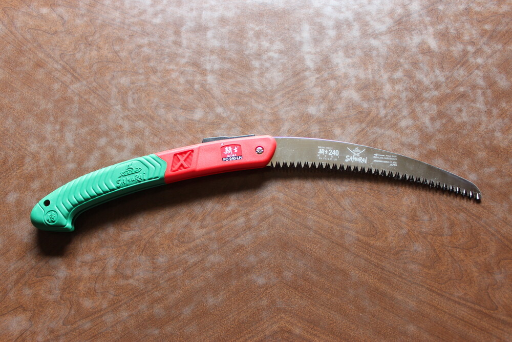 Kiyoto Hanzawa様用　4本中1本　③ Kanzawa Samurai Kishi Folding Hand Saw 240mm Fc-240-lh Japan