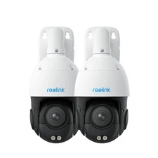 Reolink 2 Pack 823S1 4K PoE Security Camera 360° Auto-Tracking 5X Optical Zoom