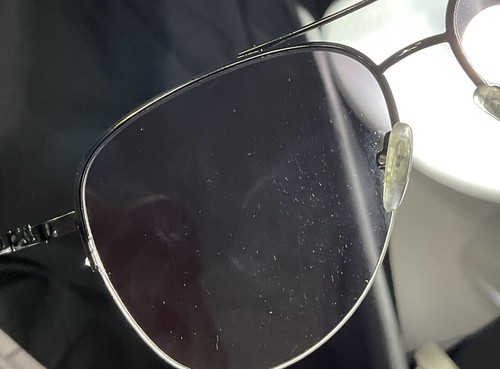 Calvin Klein CK20119S Aviator Half Rim Sunglasses Black Gray Gradient - Picture 11 of 16