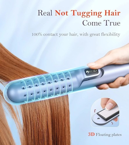 Plancha para rizar cabello 360° con flujo de aire, rizador y plancha de cabello 2 en 1 para todo tipo - Imagen 5 de 8