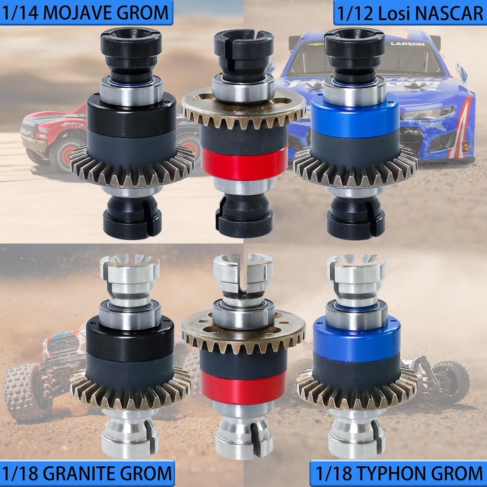 RCAWD Alloy Front Rear Shocks For Arrma 1/18 Granite Typhon Mojave Grom Series Upgrades Part Ti - View #11