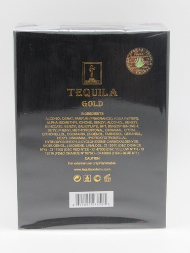 TEQUILA GOLD POUR HOMME Eau De Parfum 3.3 Fl.oz 100ml Spray BRAND NEW IN THE BOX - Picture 2 of 2