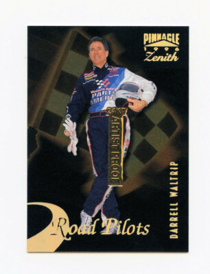 Darrell Waltrip 1996 Zenith 24KT Gold Artist Proof Parallel Card AP #18 Pinnacle
