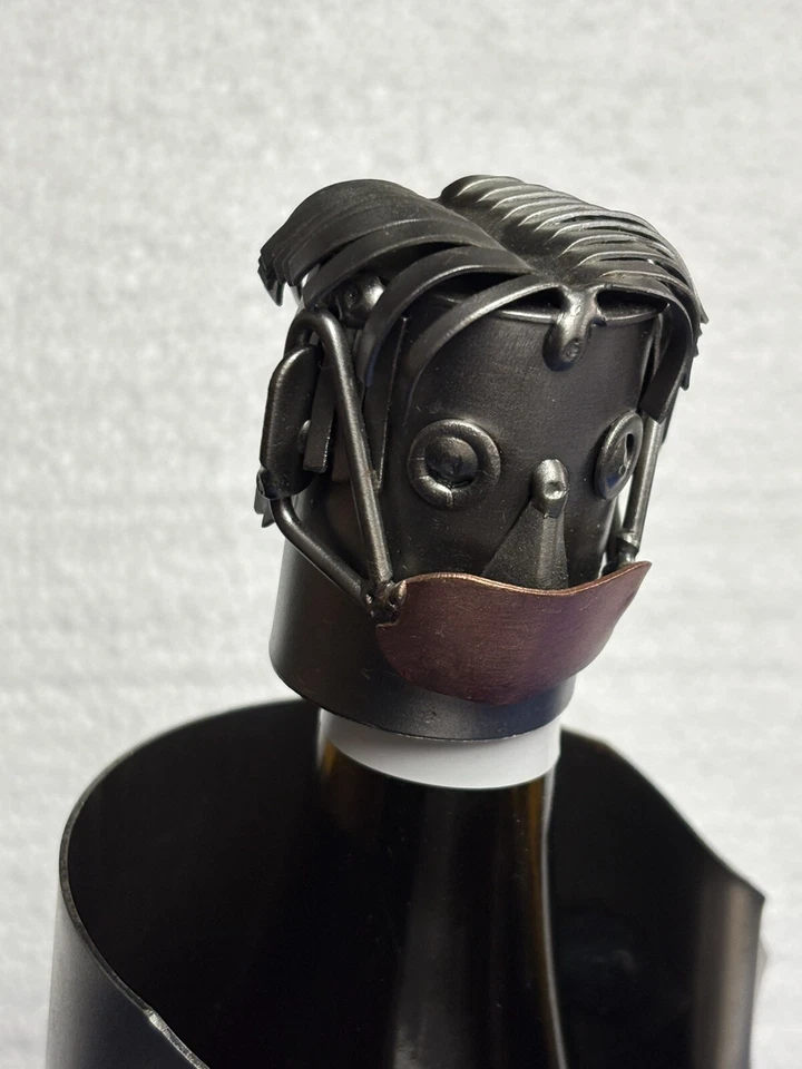 REGALO DENTAL, H & K Escultura Acero Portabotellas de Vino Dentista con Herramienta + Diente Foto 3 de 4