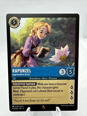 rapunzel card lorcana Rapunzel Letting Down Her Hair 121/204 main image 0