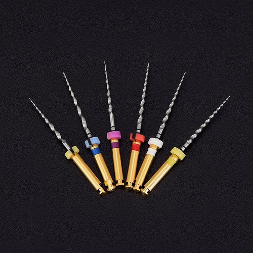 6pc Dental Endo Root Canal Files Universeral Engine Use NITI Rotary Files 21mm - Picture 10 of 12