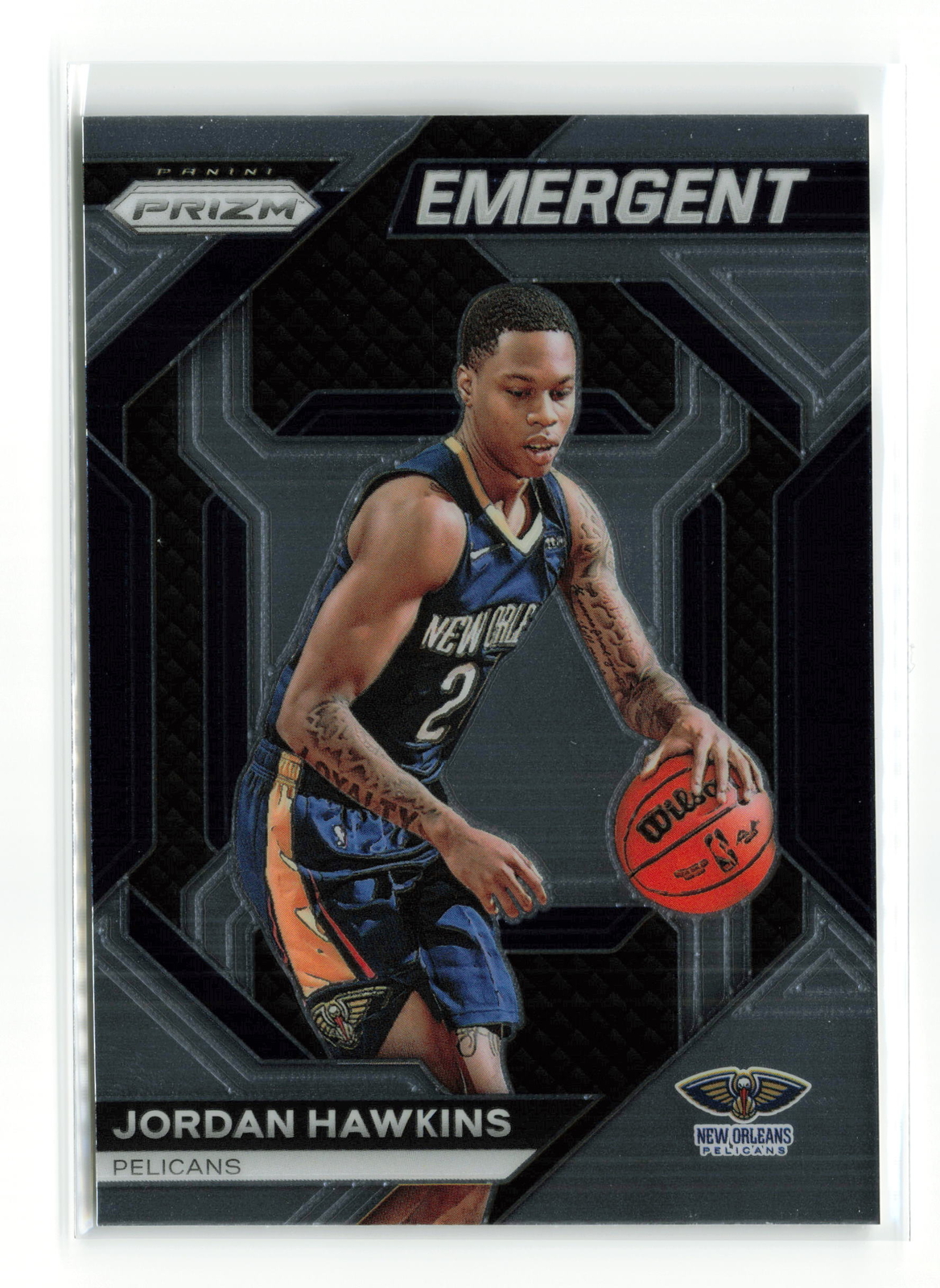JORDAN HAWKINS #19 2023-24 PANINI PRIZM PELICANS EMERGENT