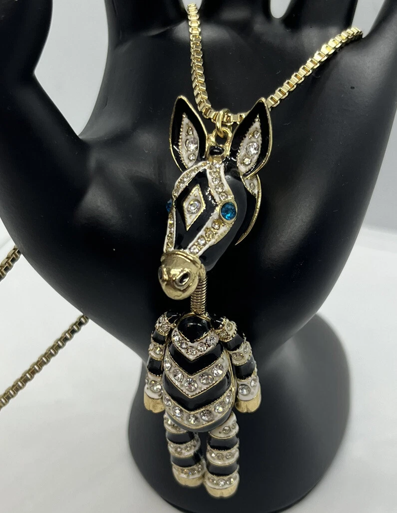 Betsey johnson zebra best sale necklace