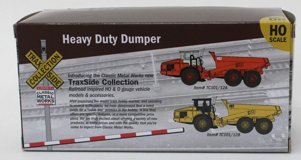 CMW TraxSide TC101/12B HO 1:87 Heavy Duty Dump Truck Diecast NIB 2019 - Image 3 of 3