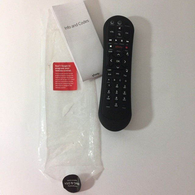 XFINITY NEW COMCAST HDTV DVR CABLE REMOTE CONTROL XR2 with Manual eBay