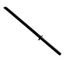 Black Wooden Practice Katana Bokken Style Costume Cosplay or Display Sword L34"