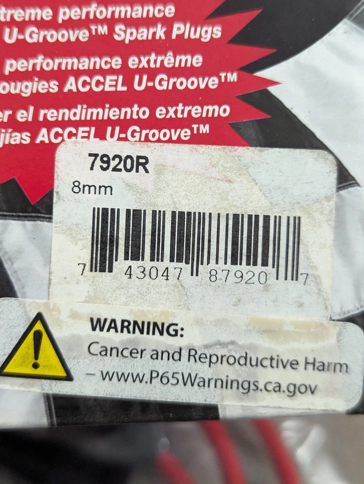 Juego de cables de carrera ACCEL 7920R 300+ para Hyundai, Mitsubishi, Plymouth Foto 4 de 4