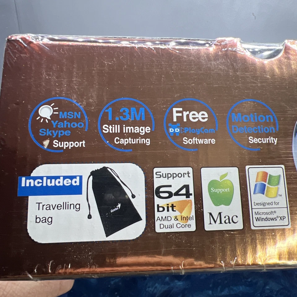 Vintage PC Genius Look 313 Media Web Cam Speaker USB Hub Retro Computing NOS - Image 4 of 4