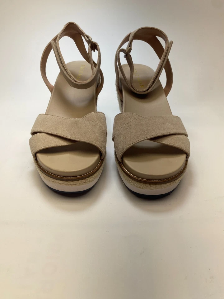 Женские сандалии Cole Haan CloudFeel Espadrille кунжут на танкетке размер 7 - Изображение 4 из 4