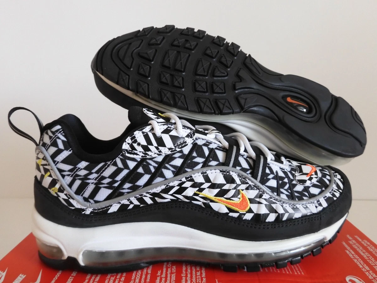 Air max deals 98 black orange