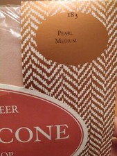 Evan Picone Control Top Sandalfoot Pearl Medium Silkee Sheer Pantyhose USA