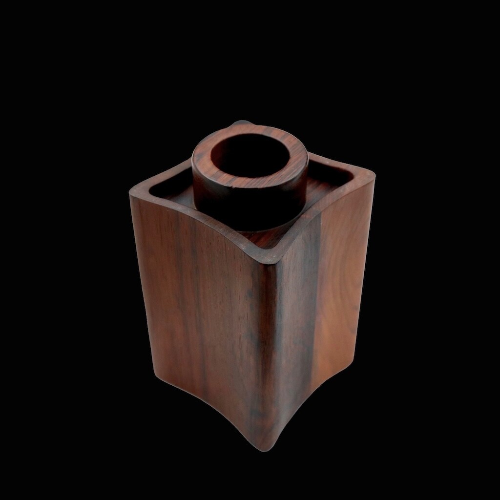 デンマーク Jens.Ingvard  ティーカート　ローズウッド Jens H. Quistgaard. Solid Rosewood Tea Caddie / Humidor. | eBay