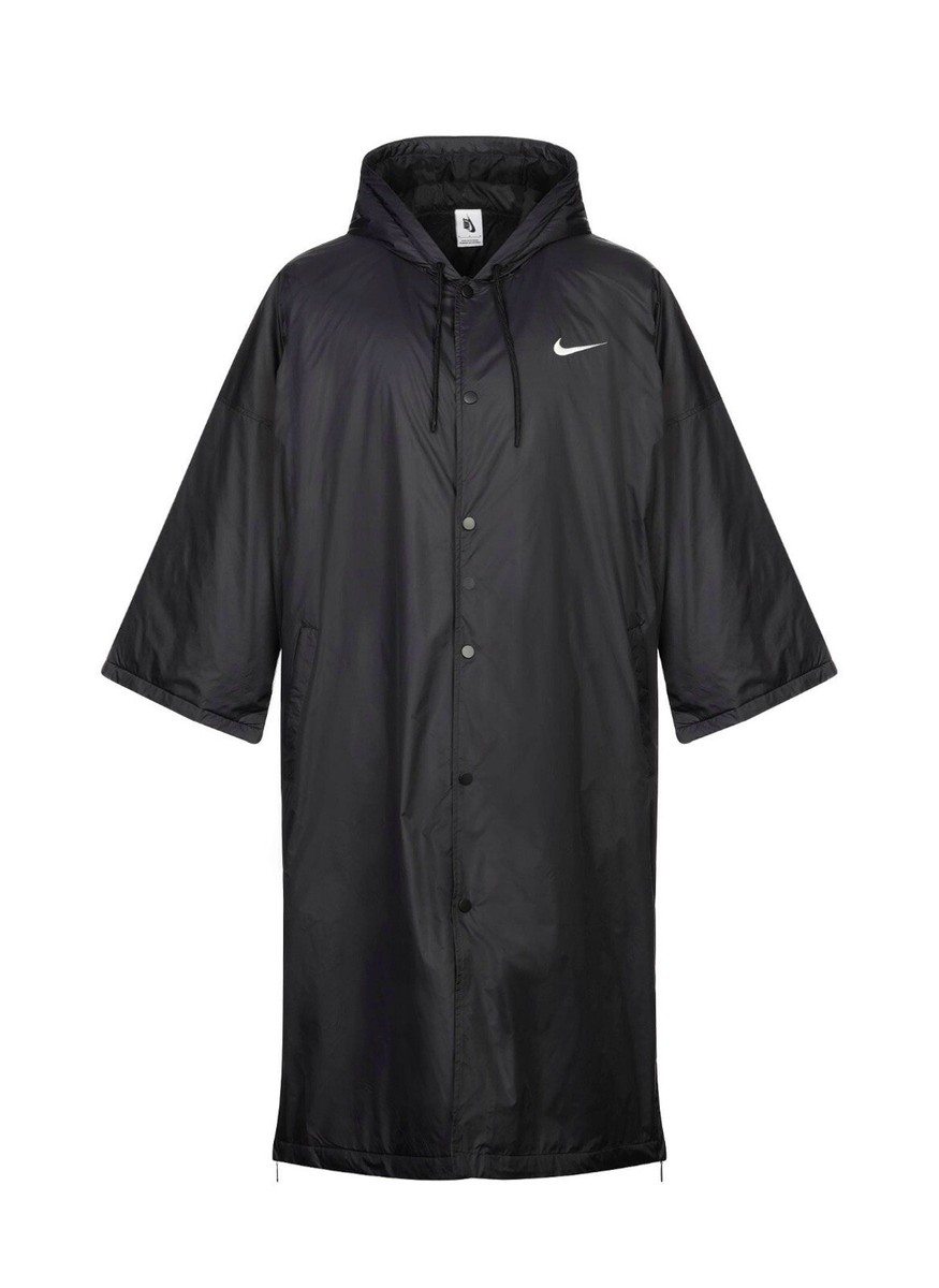 Nike x Fear of God Oversized Hooded Parka Jacket Black BV4403-010