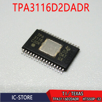 TPA3116D2DADR TPA3116D2 TPA3116 Filter-Free Class-D Stereo Amplifier SOP-32 IC