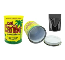 Caribe Coffee Diversion Safe Stash Can Screw Lock Hidden Compartment