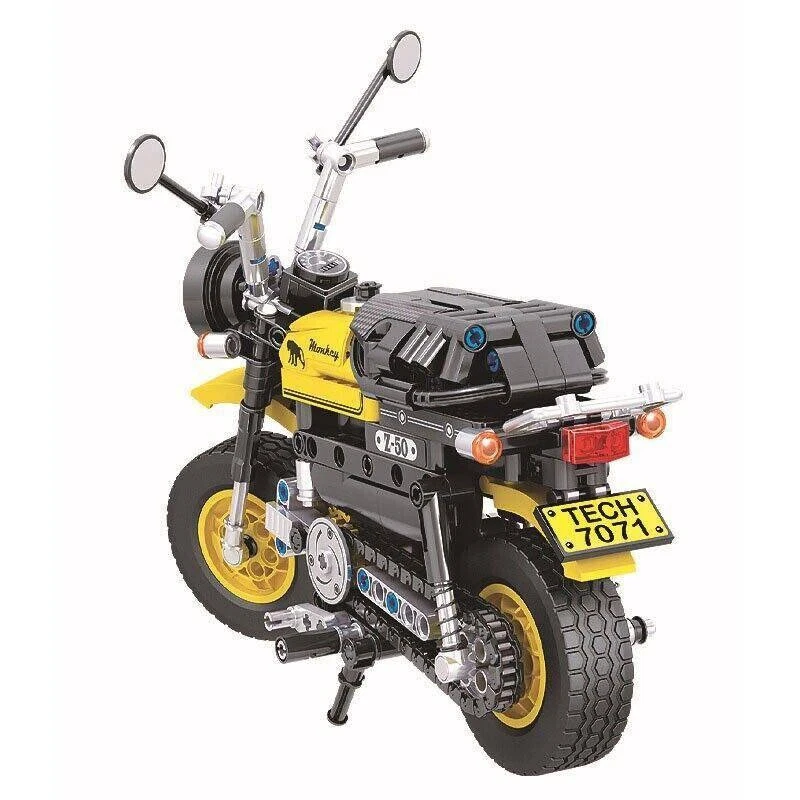 Building Blocks Set MOC Mini Motorbike Motorcycle Bricks DIY Model Kids Toy - Image 2 of 4