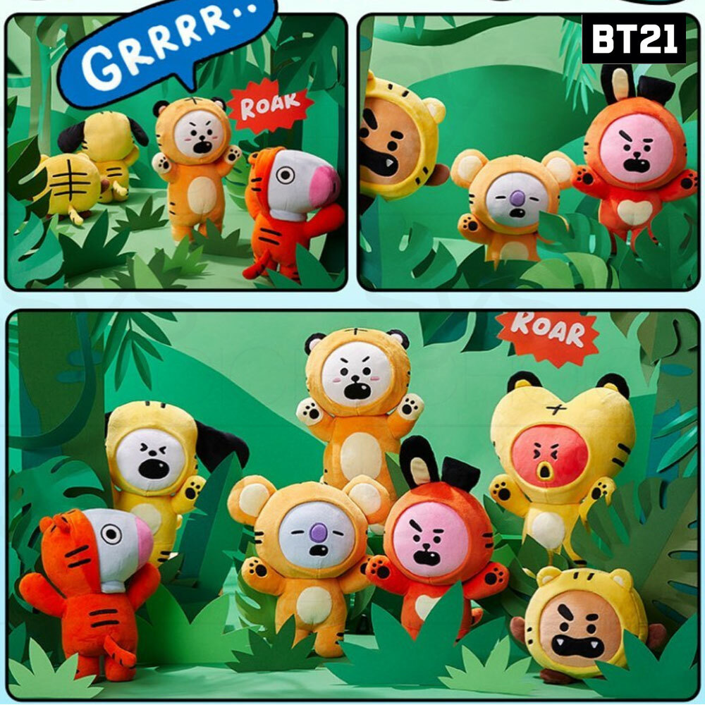 BTS BT21 Official Authentic Goods Standing Doll Tiger Ver +
