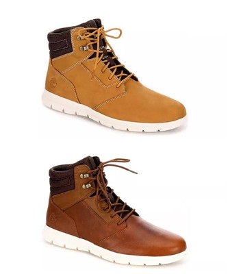 TIMBERLAND MENS GRAYDON LACE-UP SUPER LIGHTWEIGHT LEATHER  display picture 1