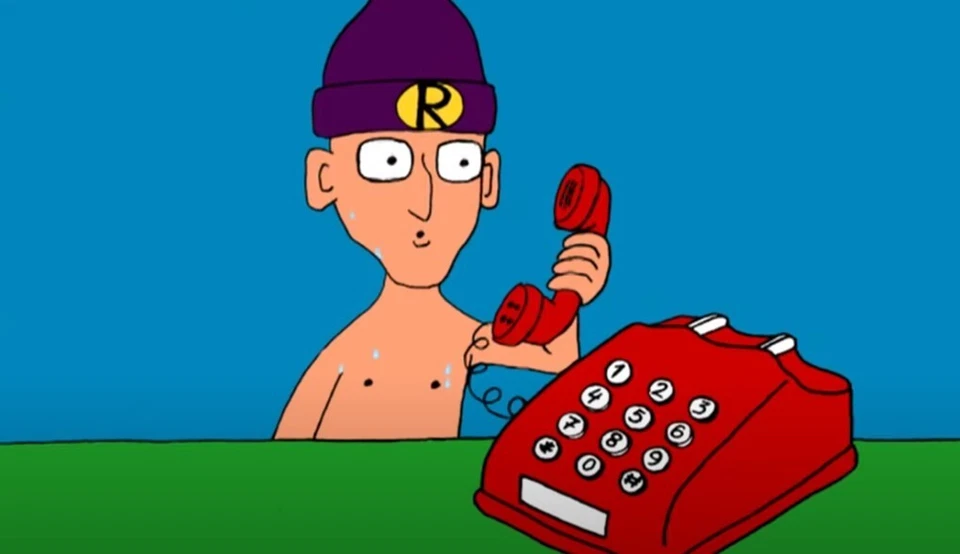 Paranoid Android Hat, Beanie Hat, Robin, Radiohead inspired OK Computer  indie - Image 3 of 3