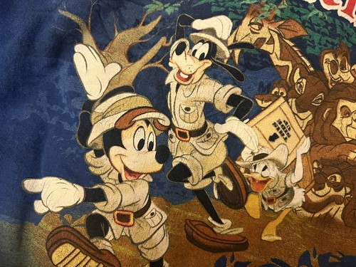 Vintage Disney’s Animal Kingdom Sweatshirt Disney Parks Mickey Mouse XL - Picture 3 of 7