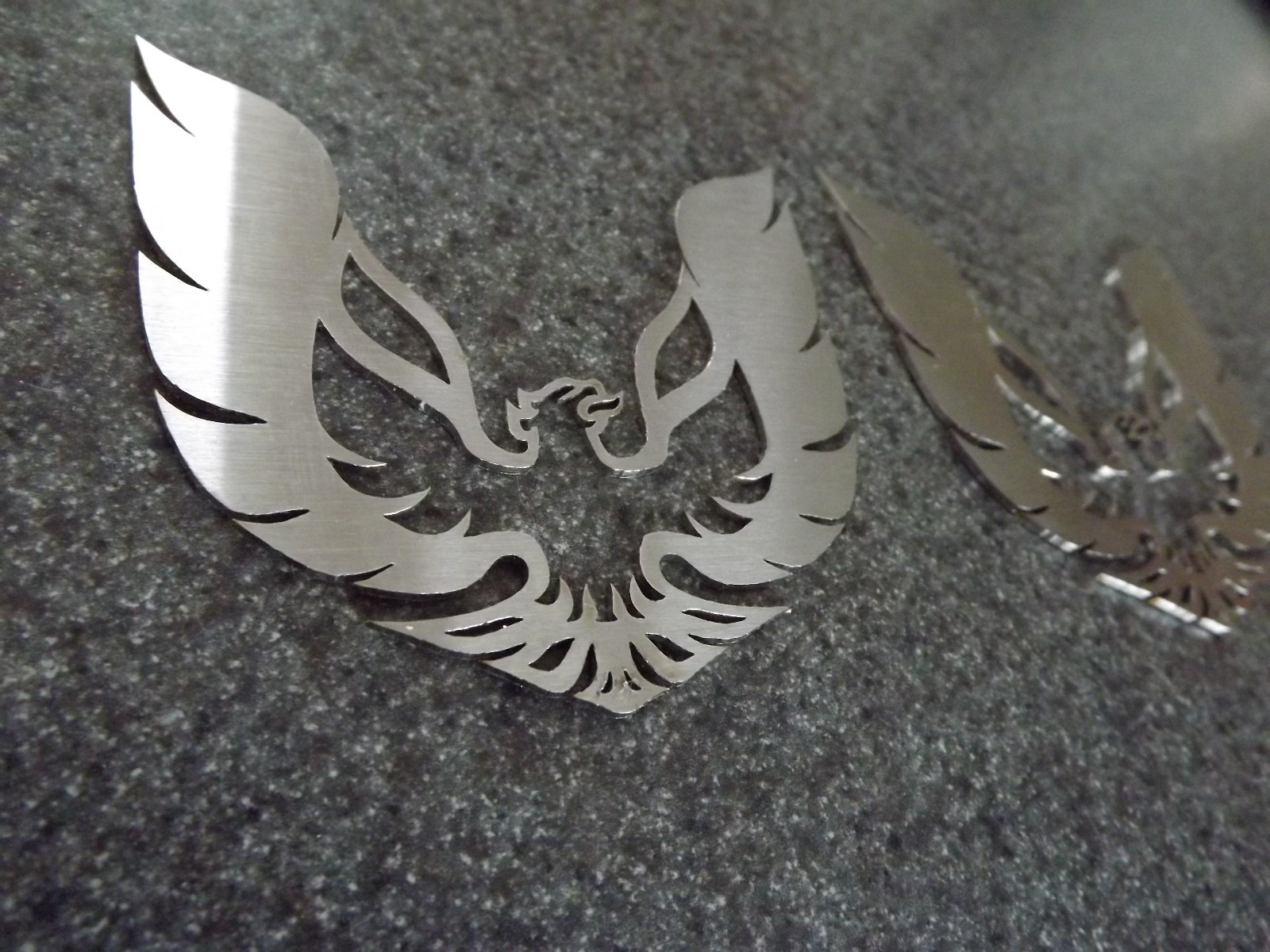 Trans Am Emblem Cnc Router File Formula Firebird Trans Am Mod Fender Emblem Set Brushed STAINLESS STEEL ...